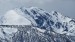 Mount Feathertop, vyrýsovaná sněhovými převějemi.