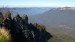 Three Sisters, pohled z Echo Point, Katoomba.